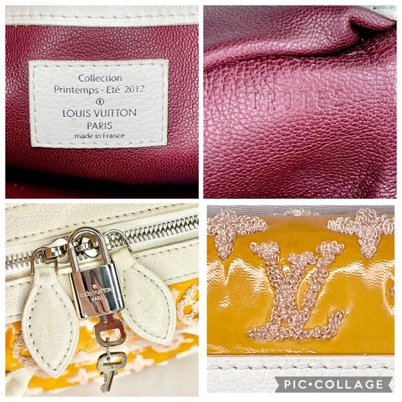 LOUIS VUITTON LV Monogram Bouclettes Speedy Amber Boston Embroidered Lambskin LV - Picture 8 of 16